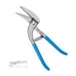 Foarfeci Tablă Unior 567R/7P, 290 mm, cod 609335, tip Pelican, tăiere dreapta, lame oțel tratat, pentru tablă 1,2 mm, construcții
