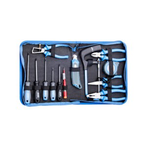 Set scule Unior 905CR 620106, 13 piese, oțel crom-vanadiu, în husă tip mapă