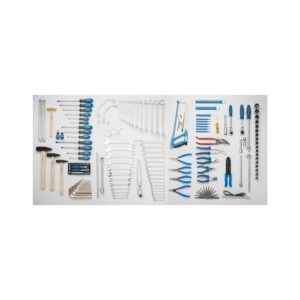 Set scule Unior 1000D 608143, 149 piese, oțel crom-vanadiu,