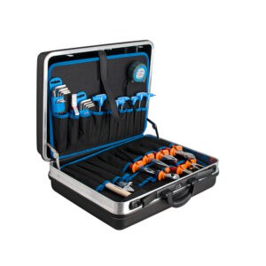Set scule Unior 905BI 620105, 17 piese, oțel crom-vanadiu, în husă tip mapă